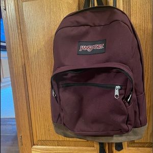 Maroon Jansport Backpack